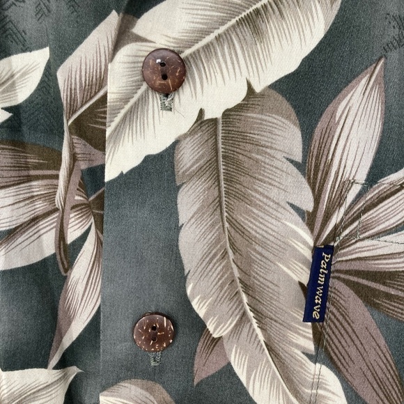 Palmwave Hawaii Men's Tropical Print Shirt sz L - Picture 5 of 9